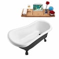 thumbnail image 2 of 61" Streamline N481BL Clawfoot Tub and Tray With External Drain, 2 of 7