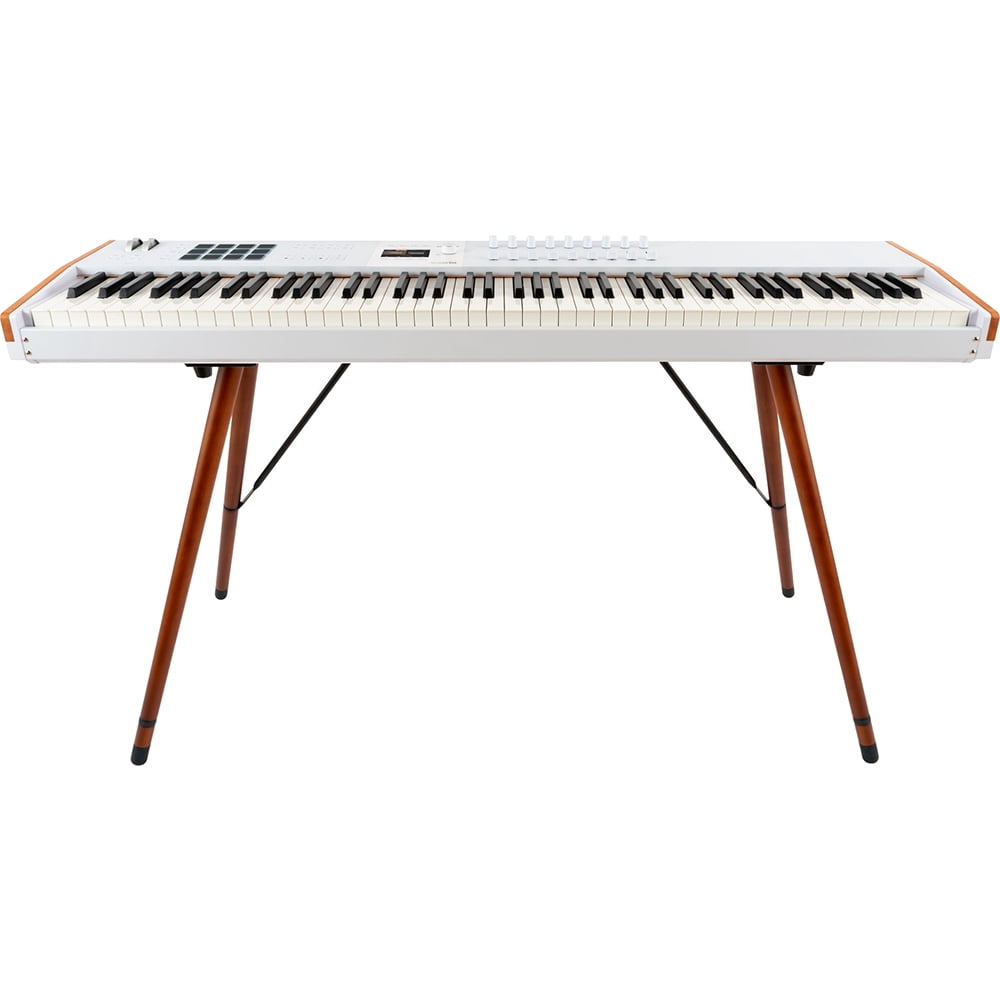Arturia KeyLab 88 mk3 88-Key Weighted Hammer MIDI Controller Keyboard, White