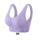 thumbnail image 5 of Qarigey Sujetador sin costuras sexy y de apoyo para mujeres que quieren comodidad y estilo Push Up Bra Bra Push Up Sujetador deportivo Ropa Ropa interior Púrpura,1 XXL, 5 of 6