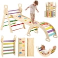thumbnail image 1 of Set de escalada LVHERO 7 en 1 Pikler Triangle para niños pequeños, 1 of 6