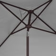 thumbnail image 3 of Safavieh Milan Fringe 7.5' Market Crank Square Patio Umbrella, White, 3 of 6