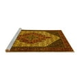 thumbnail image 2 of Ahgly Company Machine Washable Indoor Rectangle Persian Yellow Traditional Area Rugs, 2' x 5', 2 of 4