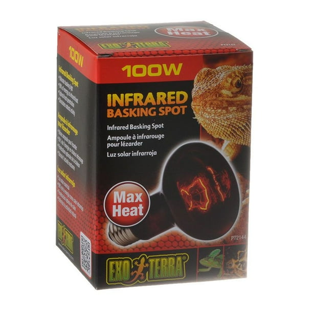 Exo Terra HeatGlo Infrared Spot Lamp, 100Watt/120Volt