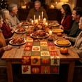 thumbnail image 6 of Yhmxh Maple Leaves Fall Table Runner, Linen Autumn Thanksgiving Decor Table Runner, Seasonal Farmhouse Table Dresser Scarf for Dining Table, Harvest Holiday, Thanksgiving & Farm Rustic Home Decor, 6 of 6