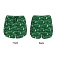 thumbnail image 3 of Rateoe St Patrick's Day9 Printed 2 in 1 Women's Workout Shorts for Athletic Gym Running Shorts with Phone Pockets-Medium, 3 of 7