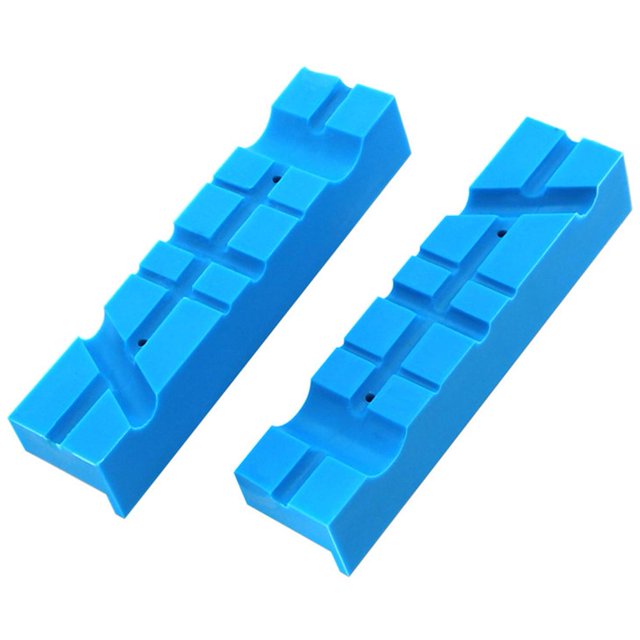 2 uds banco magnético tornillo de banco mordaza Pad Multi-groove Mill Cutter Vise Holder Grips