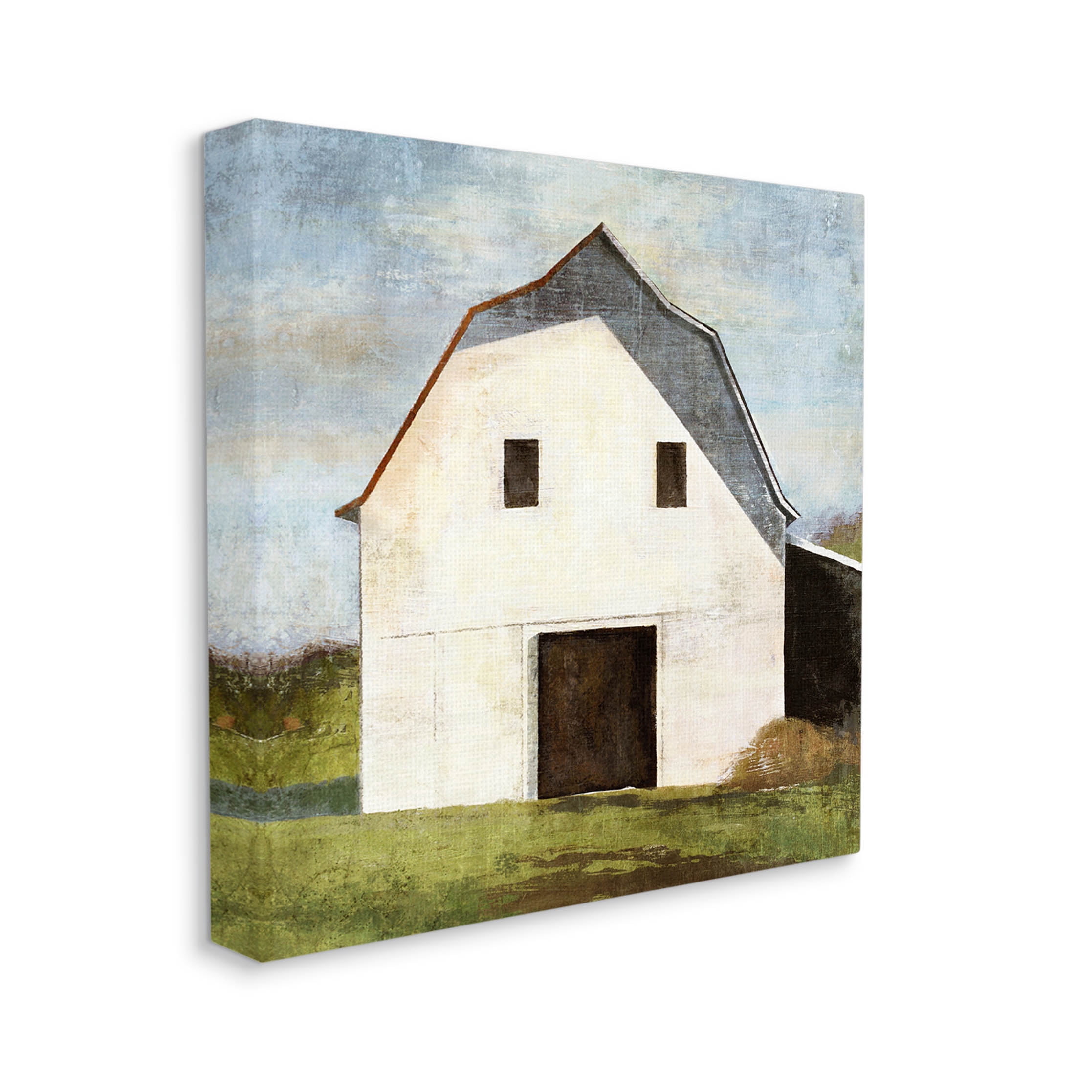 Stupell Industries Rural Barn Farm Painting Painting Gallery Wrapped Canvas Print Wall Art, Design by Suzanne Nicoll