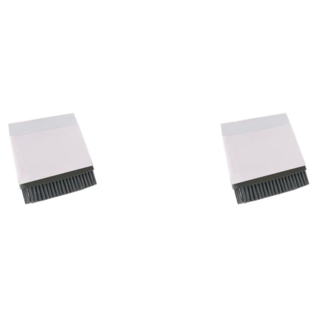 Ounissouiy Herramienta de limpieza de escoba de barrido Cepillo de cerdas flexibles de mano Combinación de mini cepillos Suministros de encimera Blanco 2Conjunto