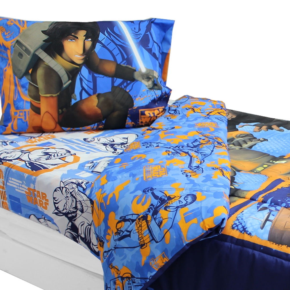 Star Wars Bedding Set Rebels Fight Comforter And Sheet Set