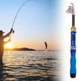 thumbnail image 3 of shenmeida 1-2.3m Telescoping Fishing Rods Portable Travel Fishing Pole Telescopic FRP Ultra Light for Trout, Bass,Freshwater Saltwater, 3 of 8