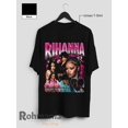 thumbnail image 1 of Rihanna T Shirt, Rihanna Fenty Shirt, Rap Hip Hop R&B Music Merch Shirt, Retro 90s Persona - As Picture - S, 1 of 2