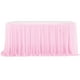 thumbnail image 2 of Falda de Mesa de Tul Blanco Reciclable, Mantel Transparente Extralargo | Decoración para Bodas, Cumpleaños y Banquetes - 75 X 122 Cm, 2 of 6