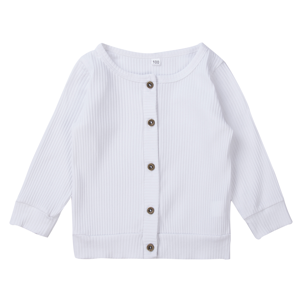 newborn white cardigan