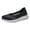 Black, variant on Women Mules Shoes Slip on Open Back Mesh Walking Shoes Comfortable Arch Support Lightweight Sneakers Purple Size 9