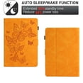 thumbnail image 4 of Case for Amazon Kindle 11th Generation 2022/Amazon Kindle 6 Inch 2024, Embossed PU Leather Folio Stand Cover Drop Protective with Auto Wake/Sleep & Card Slots & Pen Holder - Yellow, 4 of 5