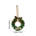 thumbnail image 2 of Christmas Bauble Mini Wreath Decoration Glittering Sequin Ornament Christmas Indoor Outdoor Hanging Decoration Holiday Party Wedding Halloween Thanksgiving Valentine's Day Decor, 2 of 6