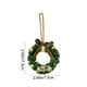 thumbnail image 3 of Mini Christmas Wreaths And Christmas Tree Decorations And Home Window And Door Hangings And Car Hangings In Various Styles, 3 of 6