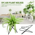 thumbnail image 6 of Geometric Nordic Style Container Flower Pots Stand Iron Tabletop Ornament Flower Pot Tillandsia Stand Home Decoration Air Plant Holder BLACK, 6 of 8