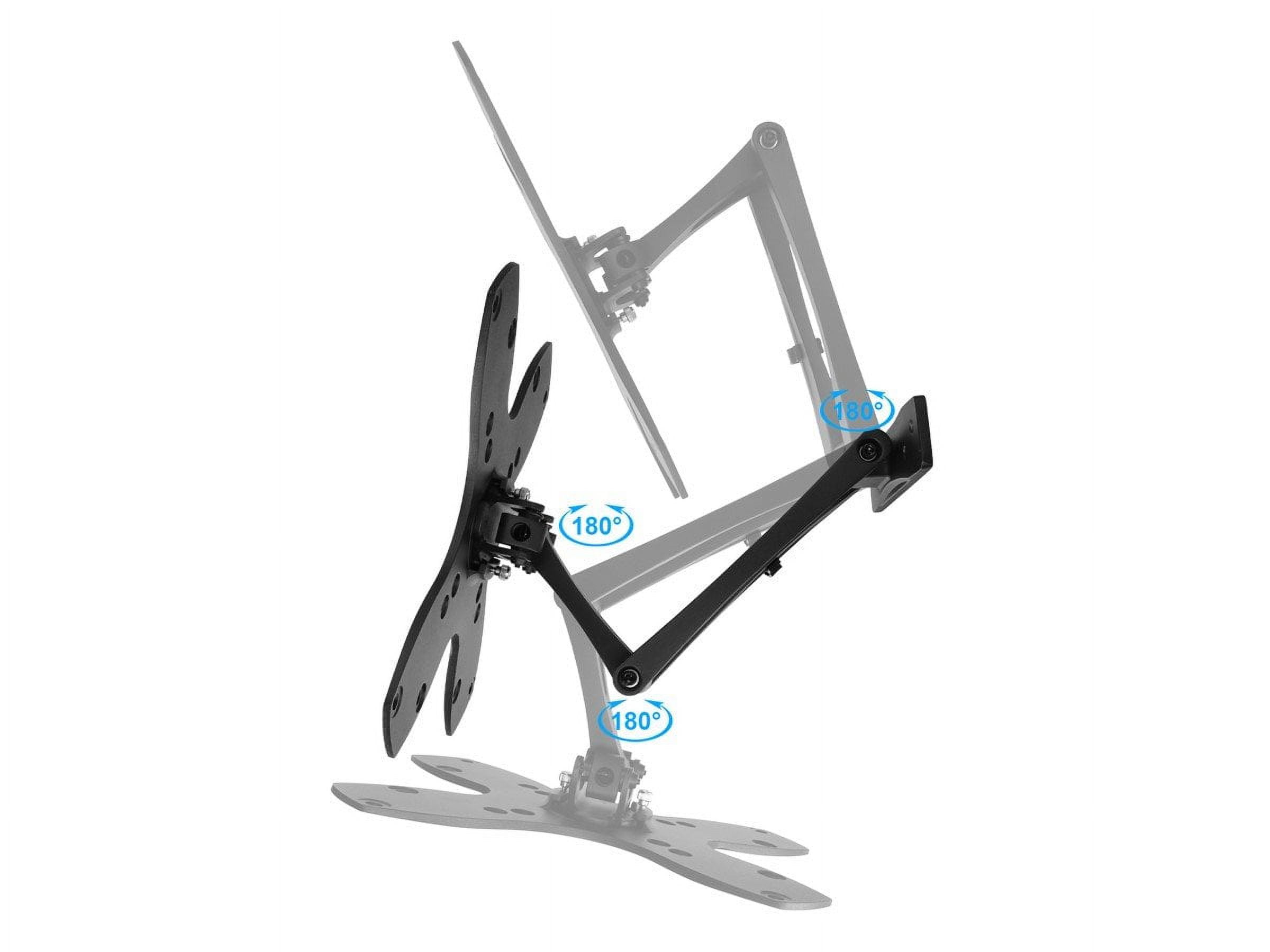 Monoprice Premium Full Motion TV Wall Mount Bracket For 23" To 42" TVs up to 44lbs, Max VESA 200x200, UL Certifi