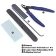 thumbnail image 4 of Kit de herramientas de impresora 3D de varios modelos, cuchillo de recorte, raspador, aguja de limpieza, pinzas, alicates, Kit de desbarbado, herramientas de impresión 3D DIY, 4 of 5