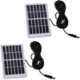 thumbnail image 1 of HUGFEGWE 5Pcs 6V 1.2W Mini Solar Panel Module Polycrystalline Silicon DIY Battery Power Charge Solar Cell Panel Module with Wire DC Plug White CJB91-113691, 1 of 7