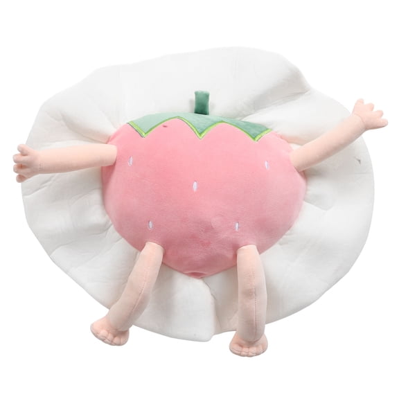 PENIKOKO Comfortable Plush Car Lumbar Cushion Pillow with Cute Multicolor Design for Car Seats