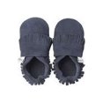 thumbnail image 2 of Bobux Leather Baby Shoes - Navy Suede Moccasin - Medium 9-15 Months, 2 of 2