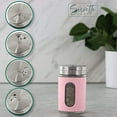 thumbnail image 5 of Servette Home Spice Rack with 5 Salt Pepper Shakers Retro Glass Spice Jars - Mix, 5 of 7