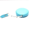 thumbnail image 1 of Light Blue Retractable Body Leather Sewing Tape Measure, Small Sewing Tape Measure for Tailors and Designers 1 Pieces 60 Inches / 1.5 Meter Wide, 1 of 5