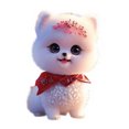 thumbnail image 2 of Qaailabf Acrylic Puppy Pendant Keychain, 8cm Decorative Charm for Car Rearview Mirror, BackPCS Accessory, Colorful Dog Ornament, Durable Fade-Resistant Acrylic Material, Hanging Decoration with, 2 of 7