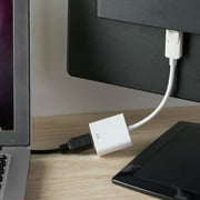 أون. منفذ العرض إلى محول Hdmi، أبيض