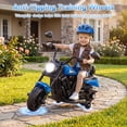 thumbnail image 5 of OLAKIDS Kids Motorcycle, 6V Ride On Toy with Training Wheels, Forward/Reverse Switch, Music & Headlights for Toddlers 3+ Years, 5 of 8