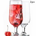 thumbnail image 2 of Bangcool Verres à Boire à Pied Grands 2 Pcs Verres à Vin Classiques Verres à Jus, 2 of 10