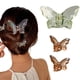 thumbnail image 1 of 3 pinzas de plástico con forma de mariposa para el cabello decorativas, adecuadas para pinzas de cabello finas. Estilo: estilo 4., 1 of 5