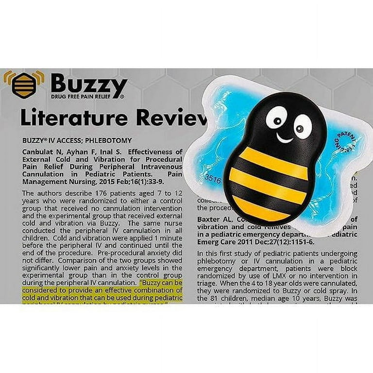 Buzzy Personal Vibrating Ice Pack, Non-Invasive Pro Cold Pad Device Best  for Quick Tattoos, LadyBuzz