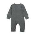 thumbnail image 2 of Bellafa Baby Boys Girls Footed Pajamas Cotton Long Sleeve Snap-up Romper Jumpsuit Sleep and Play One-Piece, 2 of 8