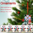 thumbnail image 1 of Xihbxyly Historia de La Navegación Adornos con Máscaras, 2024 Mal, Pero ¡ Yuju! Decoración Familiar Del Árbol de Navidad, 1 of 7