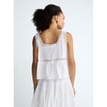 thumbnail image 3 of Scoop Women's and Women's Plus Cropped Lace Tank Top, Sizes XS-4X, 3 of 5
