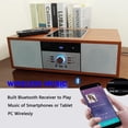 thumbnail image 4 of Sistema estéreo Bluetooth WISCENT Nostalgic Vintage Micro HiFi, 4 of 7