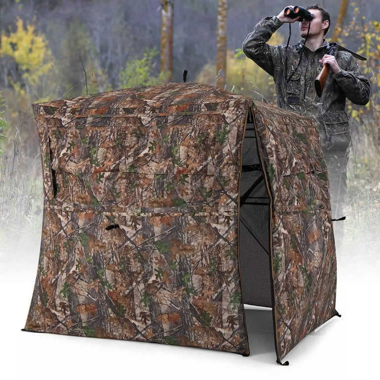 Camo hunting tent hot sale