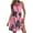 Hot Pink, variant on Dvprdro Womens Summer Tank Dress Fashion Floral Printed V Neck Sleeveless Flowy A Line Casual Loose Beach Sun Mini Dress with Pockets
