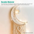 thumbnail image 5 of TSV Macrame Woven Wall Hanging Tapestry, Boho Handmade Moon Dream Catcher Art for Home, 5 of 8