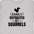 thumbnail image 4 of Inktastic Easily Distracted by Squirrels Boys or Girls Long Sleeve Toddler T-Shirt, 4 of 5