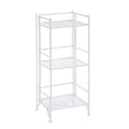 thumbnail image 1 of Extra Storage Designs-2-Go 3 Tier Folding Metal Shelf, White, 1 of 1