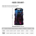 thumbnail image 4 of Sikiie Futuristic Purple Panther Basketball Jersey Reversible Men's Mesh Athletic Sports Shirts Training Practice S-4XLXX-Large, 4 of 6