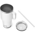thumbnail image 3 of YETI Rambler 35 oz Straw Mug, Vacuum Insulated, Stainless Steel, White, 3 of 8