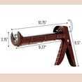 thumbnail image 2 of Bates- Caulking Gun, 10:1 Thrust Ratio, Brown, Caulking Tool Gun, Caulk Gun No Drip, Hand Caulking Guns, 2 of 6