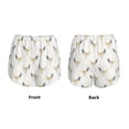 thumbnail image 3 of Rateoe Funny Chicken Printed 2 in 1 Women's Workout Shorts for Athletic Gym Running Shorts with Phone Pockets-Small, 3 of 7