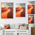 thumbnail image 4 of Designart "Sand Dunes in Glamis Desert I" Landscape & Nature Floater Framed Canvas Print, 4 of 7