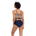 thumbnail image 6 of LIORA Women Two Piece High Waisted Bikini Ruffle Swimsuit with Bottom, 6 of 7
